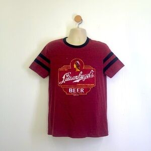 Leinenkugel - Vintage Ringer Tee Leinenkugels Chippewa Pride Beer Size Small